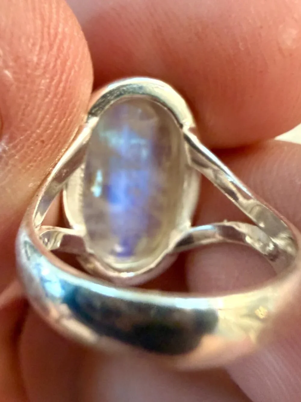 Sterling Silver Moonstone ring